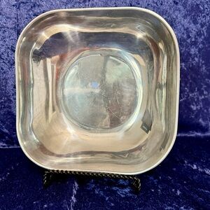 Wilton Armetale‎ 9” Square Vintage 1987 Serving Bowl- RWP- MCM- Made in USA